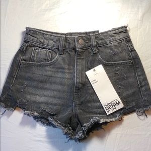 Zara TRF High Rise Denim Short NWT